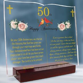 أفضل الهدايا الدينية لذكرى الزفاف الخمسين للآباء والأزواج والزوج والزوجة والأصدقاء. هدايا الذكرى الخمسين - هدايا تزيين للآباء أو الأصدقاء في الذكرى الخمسين لزواجهم. in Kuwait