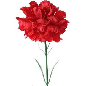 Rikyo 10 Bunches Bouquet of Artificial Silk Flower Carnations,5 Colors Single Flower Head Bulk Bouquet and Green Leaf for Party,Decoration Bridal Wedding Festival Decor-20inch (Multicolor) in Kuwait