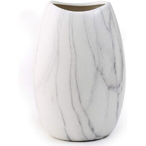 ANDING Marble Vase/White Flower Pot/Flower Display/Dedding/Housewarming Gift in Kuwait
