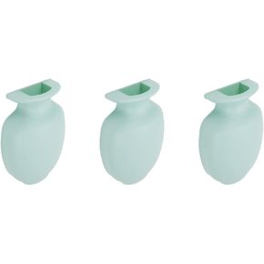 3pcs Wall Mounted Flower Vase Sticky Vase Wall Hanging Resin Flower Vase Hanging Flower Pot with Hook for Fridge Door Office Wedding Bathroom Decoration Beige in Kuwait