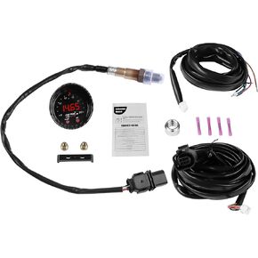 مقياس نسبة الهواء/الوقود UEGO واسع النطاق من سلسلة X 52 مم (2-1/16 بوصة) مع مستشعر LSU 4.9، مقياس تحكم رقمي AFR مطور، مجموعة مستشعر التحكم O2 عريض النطاق | 0-5 فولت وإخراج RS232، استبدال # 30-0300 in Kuwait