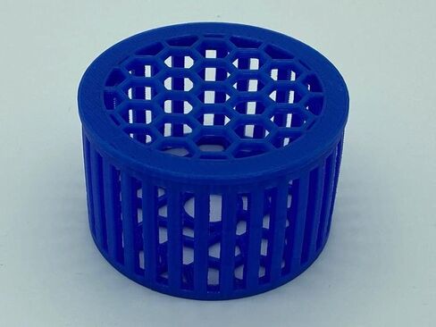 2 Inch Mushroom Basket for Coral Frags Shroom Box Shroom Jail Shroom Protector (Standard Round, UV Glow Green) in Kuwait