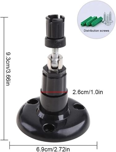 4 عبوات مثبتة على الحائط لـ Blink Outdoor 4 (الجيل الرابع) وBlink Outdoor (الجيل الثالث) دعامة تثبيت على الحائط قابلة للتعديل 360 درجة للكاميرا الخارجية الوامضة وكاميرا الأمان الداخلية الوامضة (الكاميرا غير متضمنة) in Kuwait