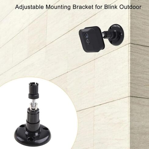 4 عبوات مثبتة على الحائط لـ Blink Outdoor 4 (الجيل الرابع) وBlink Outdoor (الجيل الثالث) دعامة تثبيت على الحائط قابلة للتعديل 360 درجة للكاميرا الخارجية الوامضة وكاميرا الأمان الداخلية الوامضة (الكاميرا غير متضمنة) in Kuwait