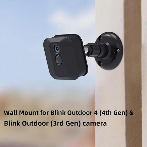 4 عبوات مثبتة على الحائط لـ Blink Outdoor 4 (الجيل الرابع) وBlink Outdoor (الجيل الثالث) دعامة تثبيت على الحائط قابلة للتعديل 360 درجة للكاميرا الخارجية الوامضة وكاميرا الأمان الداخلية الوامضة (الكاميرا غير متضمنة) in Kuwait