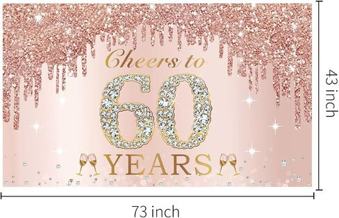 Large Cheers to 21 Years Birthday Decorations for Women, Pink Rose Gold Happy 21st Birthday Banner Backdrop Party Supplies, 21 Year Old Birthday Poster Background Sign Decor in Saudi Arabia