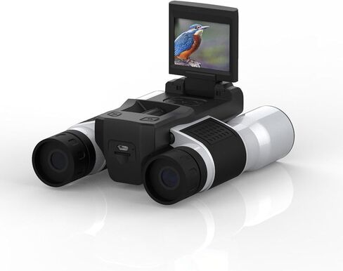 كاميرا منظار رقمي 12×32، كاميرا تسجيل صور فيديو 5 ميجابكسل، شاشة HD 2.0 انش، كاميرا تلسكوب HD 1080P لمشاهدة الطيور والعاب الصيد الرياضية، كهدية in Kuwait