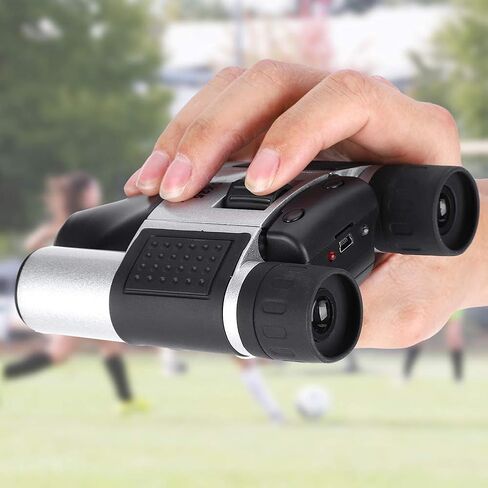 DT08 10X25 Binoculars Digital Camera Telescope for Outdoor Sport DVR Video Record - Lightweight and Compact Binoculars with 10-25x Zoom and Multiple Functions in Kuwait