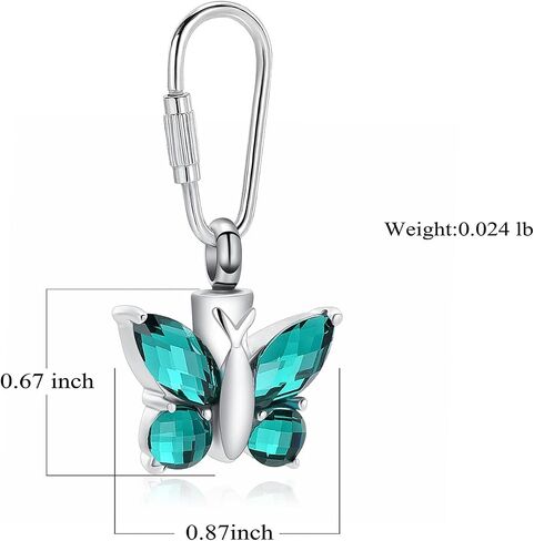 zeqingjw Cremation Jewelry for Ashes Urn Keychain for Pet Ashes Dog Cat Keepsake Memorial Urn Keychain Ash Holder in Saudi Arabia