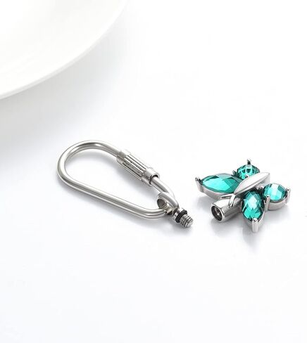 zeqingjw Cremation Jewelry for Ashes Urn Keychain for Pet Ashes Dog Cat Keepsake Memorial Urn Keychain Ash Holder in Saudi Arabia