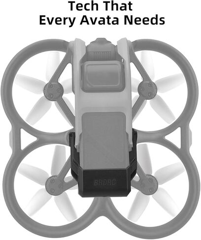 هيار سي حامل تثبيت بمشبك بطارية 2 في 1 + غطاء واقي سفلي لطائرة درون دي جيه اي افاتا، غطاء واقي مضاد للغبار لتجنب العوائق البصرية in Kuwait