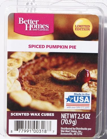 Better Homes and Gardens Spiced Pumpkin Pie Scented Wax Cubes in Saudi Arabia