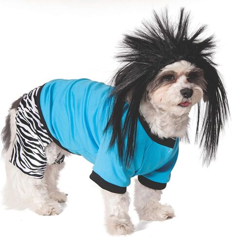 Rubie's Rock Star Pet Costume and Wig, Extra-Large in Saudi Arabia