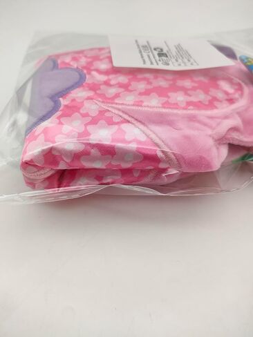 بطانية أمان ملونة للفتيات الصغيرات تذكار للأطفال حديثي الولادة على شكل زهرة لعبة بطانية ناعمة - وردي in Kuwait