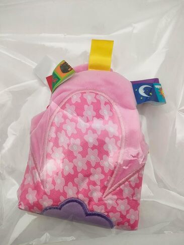 بطانية أمان ملونة للفتيات الصغيرات تذكار للأطفال حديثي الولادة على شكل زهرة لعبة بطانية ناعمة - وردي in Kuwait