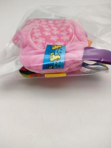 بطانية أمان ملونة للفتيات الصغيرات تذكار للأطفال حديثي الولادة على شكل زهرة لعبة بطانية ناعمة - وردي in Kuwait