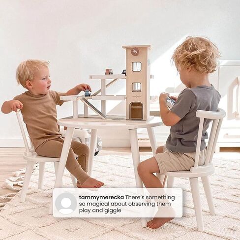 مجموعة طاولات وكرسيين للأطفال من Delta Children Homestead - مثالية للفنون والحرف اليدوية، معتمدة من Greenguard Gold، Bianca White in Saudi Arabia