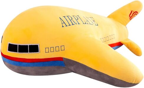 15.7" Plush Stuffed Plane Model Toy, Plane Stuffed Pillow, Plush Toy Plane Soft Cushion, Cute Nursery Decoration and Bedtime Toy for Birthday or Baby Party (Blue) in Saudi Arabia
