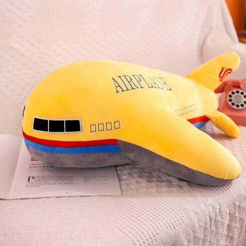 15.7" Plush Stuffed Plane Model Toy, Plane Stuffed Pillow, Plush Toy Plane Soft Cushion, Cute Nursery Decoration and Bedtime Toy for Birthday or Baby Party (Blue) in Saudi Arabia