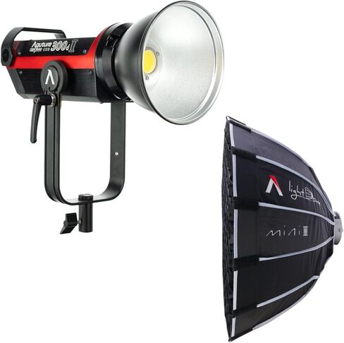 حزمة Aputure LS C300d II Daylight LED Monolight (V-Mount) مع قبة ضوئية Mini III (عنصران) in Saudi Arabia