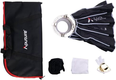 حزمة Aputure LS C300d II Daylight LED Monolight (V-Mount) مع قبة ضوئية Mini III (عنصران) in Saudi Arabia