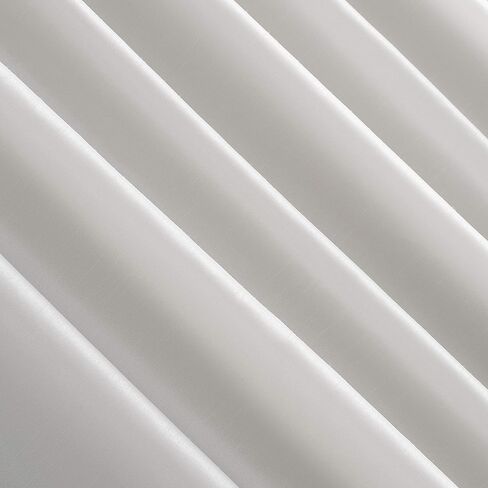 Sun Zero - 56260 Greyson Faux Dupioni Silk Extreme 100% Blackout Back Tab Curtain Panel, 50" x 95", Pearl White in Saudi Arabia
