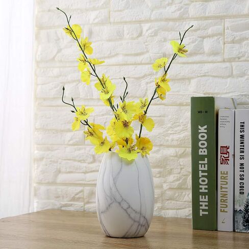 ANDING Marble Vase/White Flower Pot/Flower Display/Dedding/Housewarming Gift in Kuwait