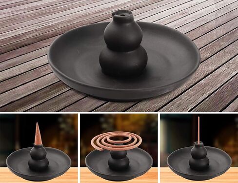 Incense Burner Gourd Type Design Coil Incense Holder Stick Incense Burner Brass in Saudi Arabia