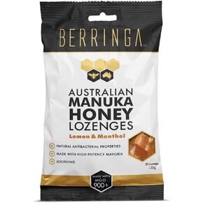 Berringa Australian Manuka Honey Lozenges (Lemon & Menthol) in Saudi Arabia