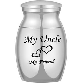Big-Sized Cremation Jewelry Urns for Human Ashes Holder Funeral Memorial Keepsake My Friend My Aunt