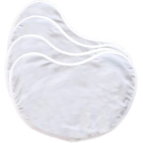 NuAngel 4 Piece Contoured Burp Pads, Gray, Large in Kuwait