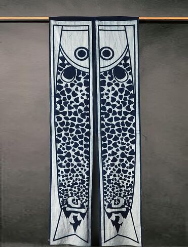 ستارة المطبخ Noren اليابانية ستارة المطبخ نيلي نسيج غرفة النوم والحمام in Kuwait