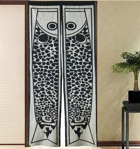 ستارة المطبخ Noren اليابانية ستارة المطبخ نيلي نسيج غرفة النوم والحمام in Kuwait