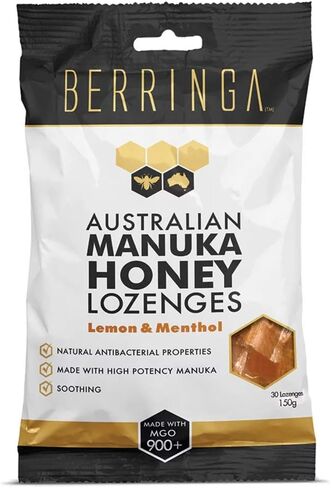 Berringa Australian Manuka Honey Lozenges (Lemon & Menthol) in Saudi Arabia