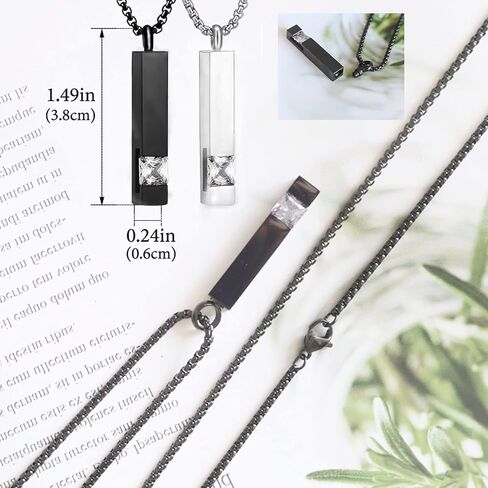 DAIFFUNE Heart Cremation Necklace for Ashes with 12 Birthstones, Urn Necklaces for ashes Cremation Jewelry for Ashes , Ash necklace to Memories the Loved One in Kuwait