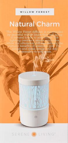 Serene Living Aromatherapy Diffuser, , 1 Pack, , Willow Forest White, in Kuwait