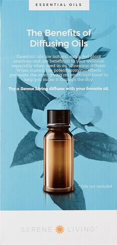 Serene Living Aromatherapy Diffuser, , 1 Pack, , Willow Forest White, in Kuwait