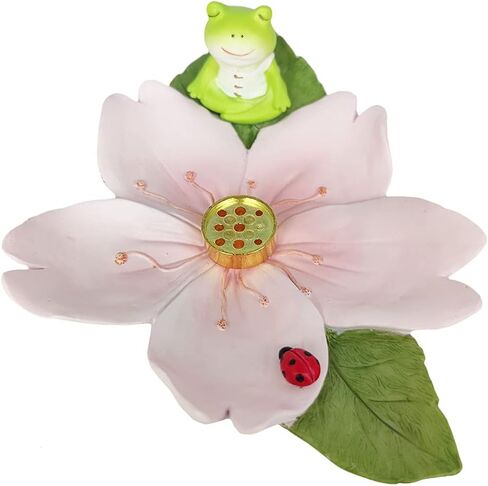 حامل بخور مبخرة على شكل ضفدع من الراتنج اللطيف من سيزيكاتو مع صينية ساكورا. in Kuwait