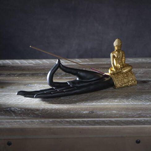 Pacific Giftware Buddha On Hand Incense Burner, Multicolor in Saudi Arabia