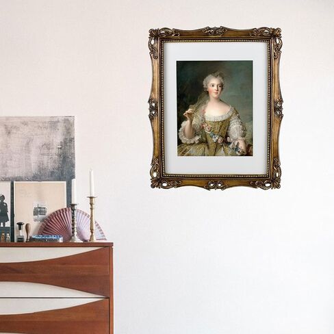 Funerom 11x14 Vintage Picture Frames with Glass Front, Ornate Frame, Antique Photo Frames for Tabletop or Wall Hanging Vintage Gold in Saudi Arabia