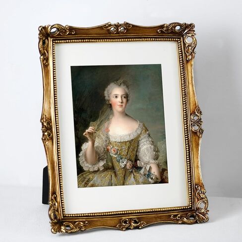 Funerom 11x14 Vintage Picture Frames with Glass Front, Ornate Frame, Antique Photo Frames for Tabletop or Wall Hanging Vintage Gold in Saudi Arabia