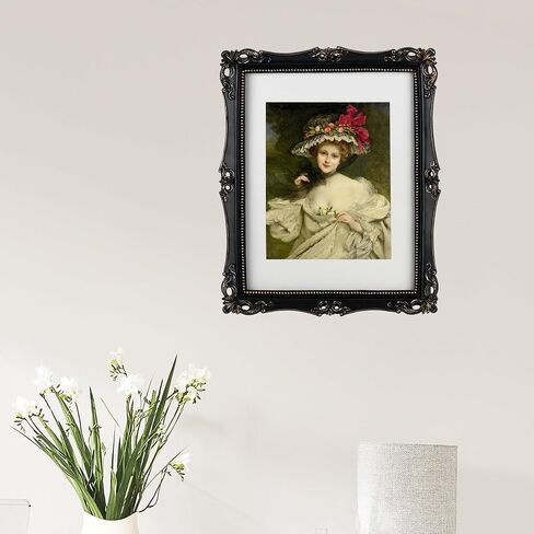 Funerom 11x14 Vintage Picture Frames with Glass Front, Ornate Frame, Antique Photo Frames for Tabletop or Wall Hanging Vintage Gold in Saudi Arabia
