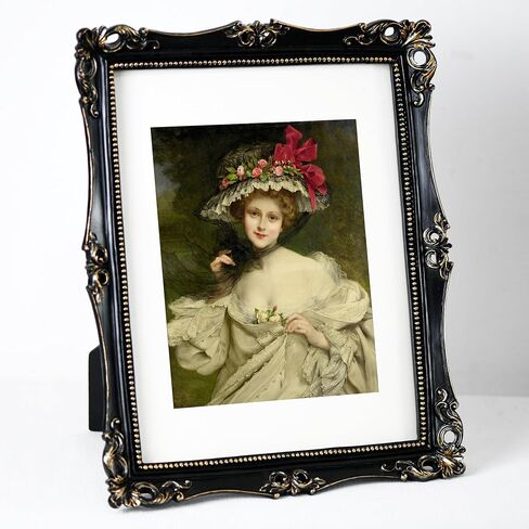 Funerom 11x14 Vintage Picture Frames with Glass Front, Ornate Frame, Antique Photo Frames for Tabletop or Wall Hanging Vintage Gold in Saudi Arabia