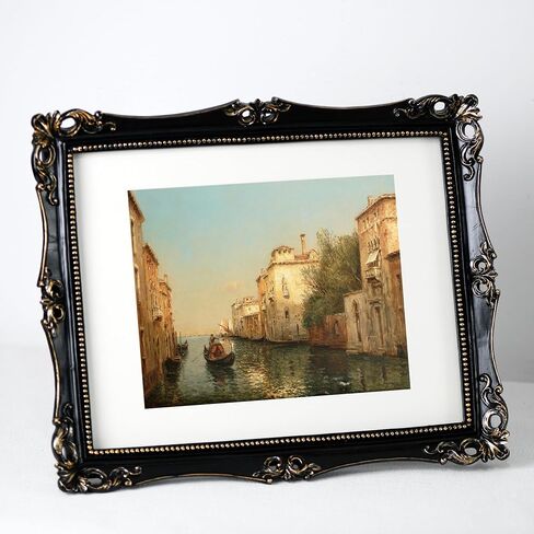 Funerom 11x14 Vintage Picture Frames with Glass Front, Ornate Frame, Antique Photo Frames for Tabletop or Wall Hanging Vintage Gold in Saudi Arabia