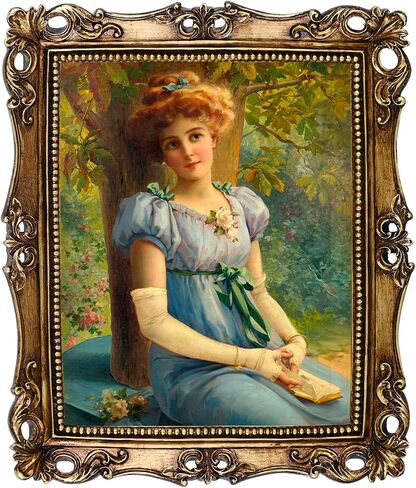 Funerom 11x14 Vintage Picture Frames with Glass Front, Ornate Frame, Antique Photo Frames for Tabletop or Wall Hanging Vintage Gold in Saudi Arabia