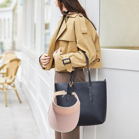 2 قطعة مشبك قبعة من جلد البولي يوريثان للسفر، مشبك قبعة متعدد الوظائف، مشبك قبعة من القماش الخشن، مشبك قبعة للاستعمال الخارجي، رفيق قبعة السفر in Kuwait