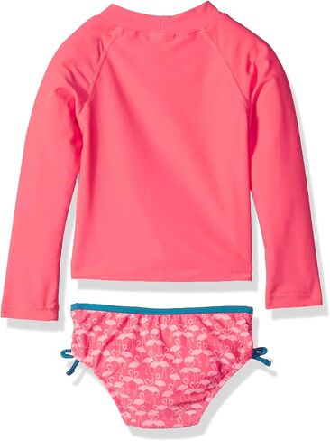 KIKO & MAX Girls Suit Set with Long Sleeve Rashguard Swim Shirt in Saudi Arabia
