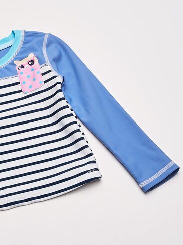KIKO & MAX Girls Suit Set with Long Sleeve Rashguard Swim Shirt in Saudi Arabia