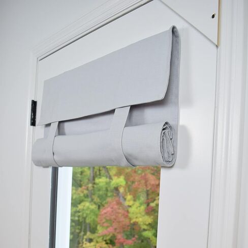 Dani Designs Co Washable 70" Long by 25" Wide French Door Curtain (Tan) in Kuwait