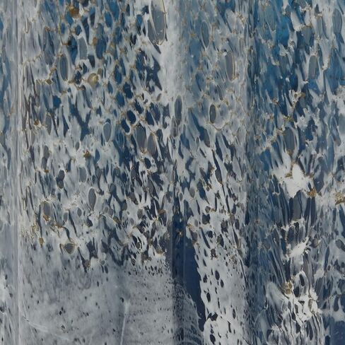 The Novogratz Glass Handmade Blown Vase, Set of 2 16", 15"H, Blue in Kuwait